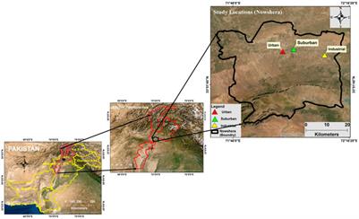 Variation in Coarse Particulate Matter (PM10) and Its Characterization at Multiple Locations in the Semiarid Region